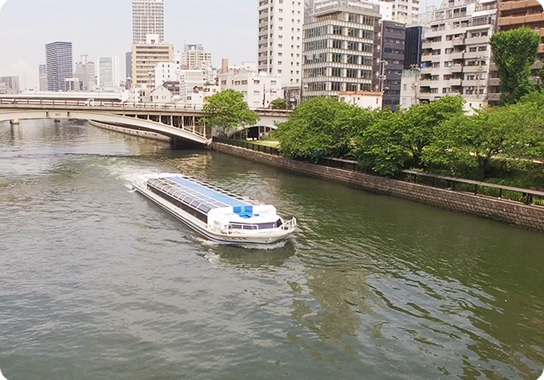 【10％割引】大阪城・中之島めぐり アクアライナー 大阪水上バス